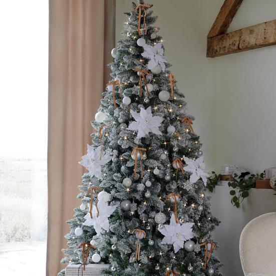 24 шт. бархатных рождественских бантов из деревенской бархатной ленты банты рождественский венок подарок