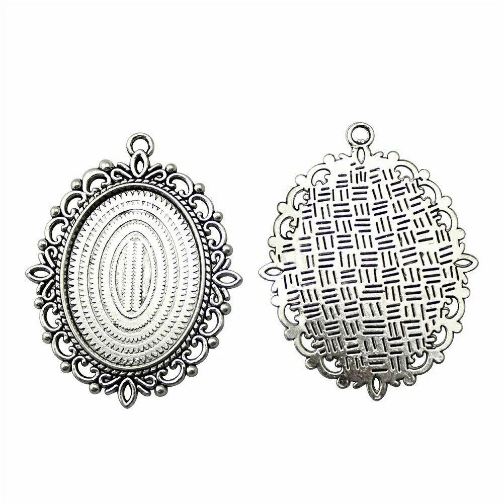 Подходит для овального 20X30 мм 25X35 мм стеклянного кабошона, основа для установки лотка, компоненты, автомобильные аксессуары, подарочные украшения и аксессуары