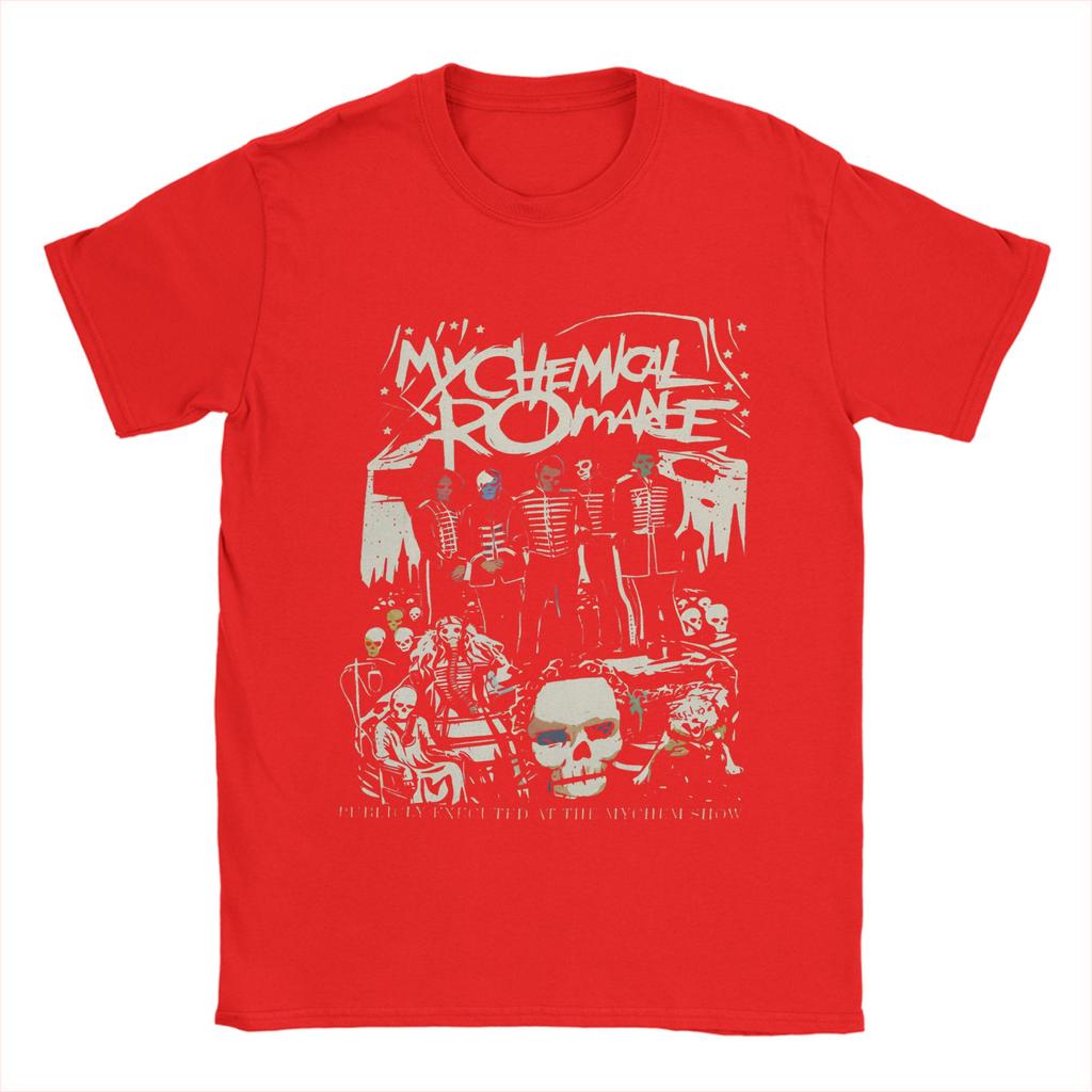 My Chemical Romances T-Shirt Men Vintage Cotton Tee Shirt O Neck Short Sleeve T Shirts Gift Idea Tops