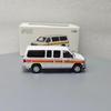 596 1:64 E-Series Vans New York City Fire Department Simulation Alloy Mini Car Model Collection Ornament Gift Toy