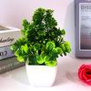 1Pc Artificial Flower Plastic Plant Potted Bonsai Living Room Garden Desk Decor CDN