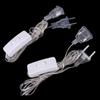1Pc 3M Plug Extender Wire With Switch Eu/Us Plug For Led String Light Wedding Christmas Decor Led Garland Lights