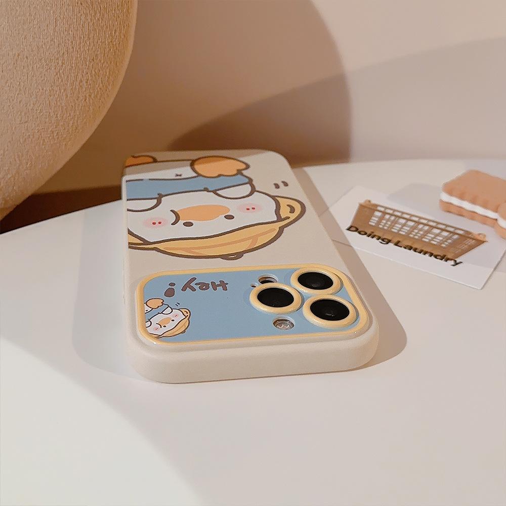 Hat Duck Suitable for IPhone14 Apple Phone Case 13ProMax Soft Cute 11 Silicone 16 Soft 15 Huawei