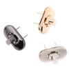 Mini Oval Twist Lock Turn Locks Metal Closure Buckle For Purse Wallet Women'S Handbag Shoulder Bag Accessories