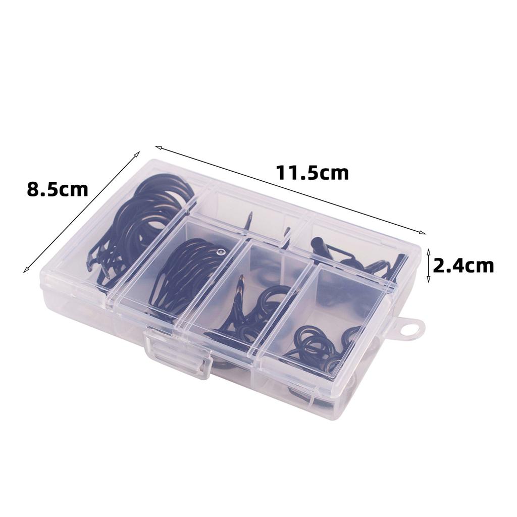 35 шт. Ремкомплект удочки Керамические направляющие для удочки из высокоуглеродистой стали