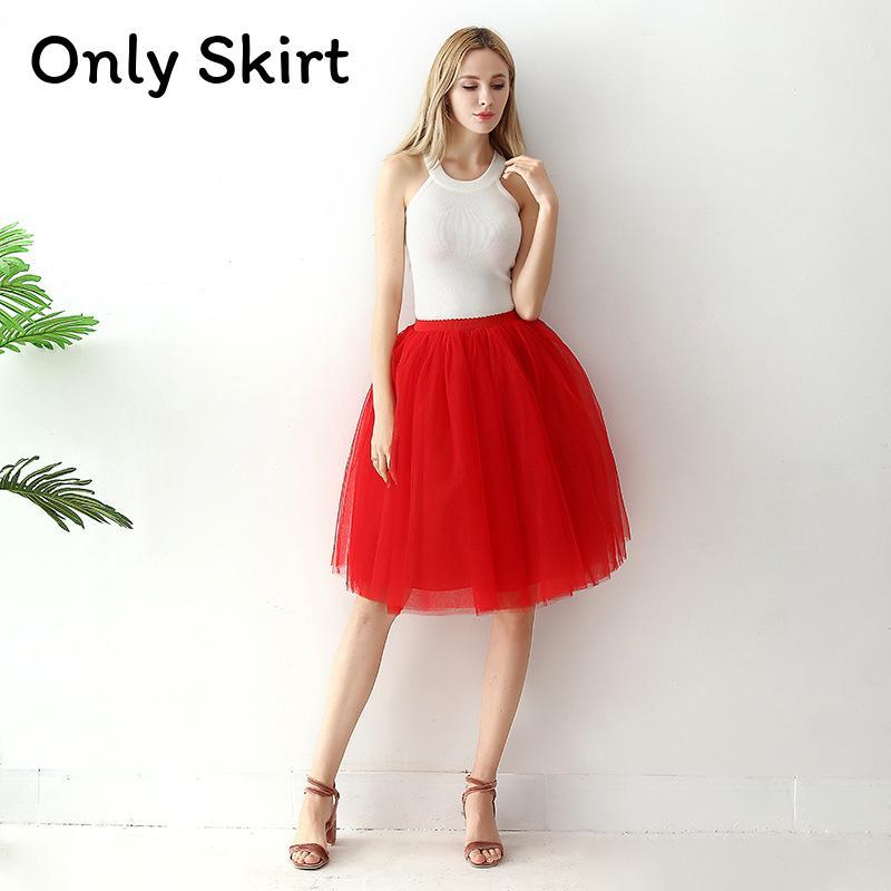 Gothic Tulle Skirt For Women With High Elastic Waist And Puff Design For Streetwear Style