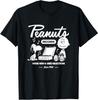 Peanuts Snoopy Charlie Brown Футболка с пластинкой Унисекс Футболка