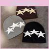 Snow Season Cozy Star Pattern Knitted Cap For Street Fashion And Outdoor Use