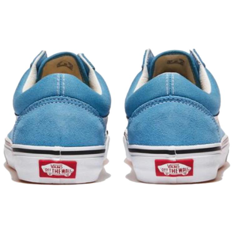 Vans Низкие кеды для скейтбординга Old Skool, унисекс, сине-белые, VN000D5NE2W