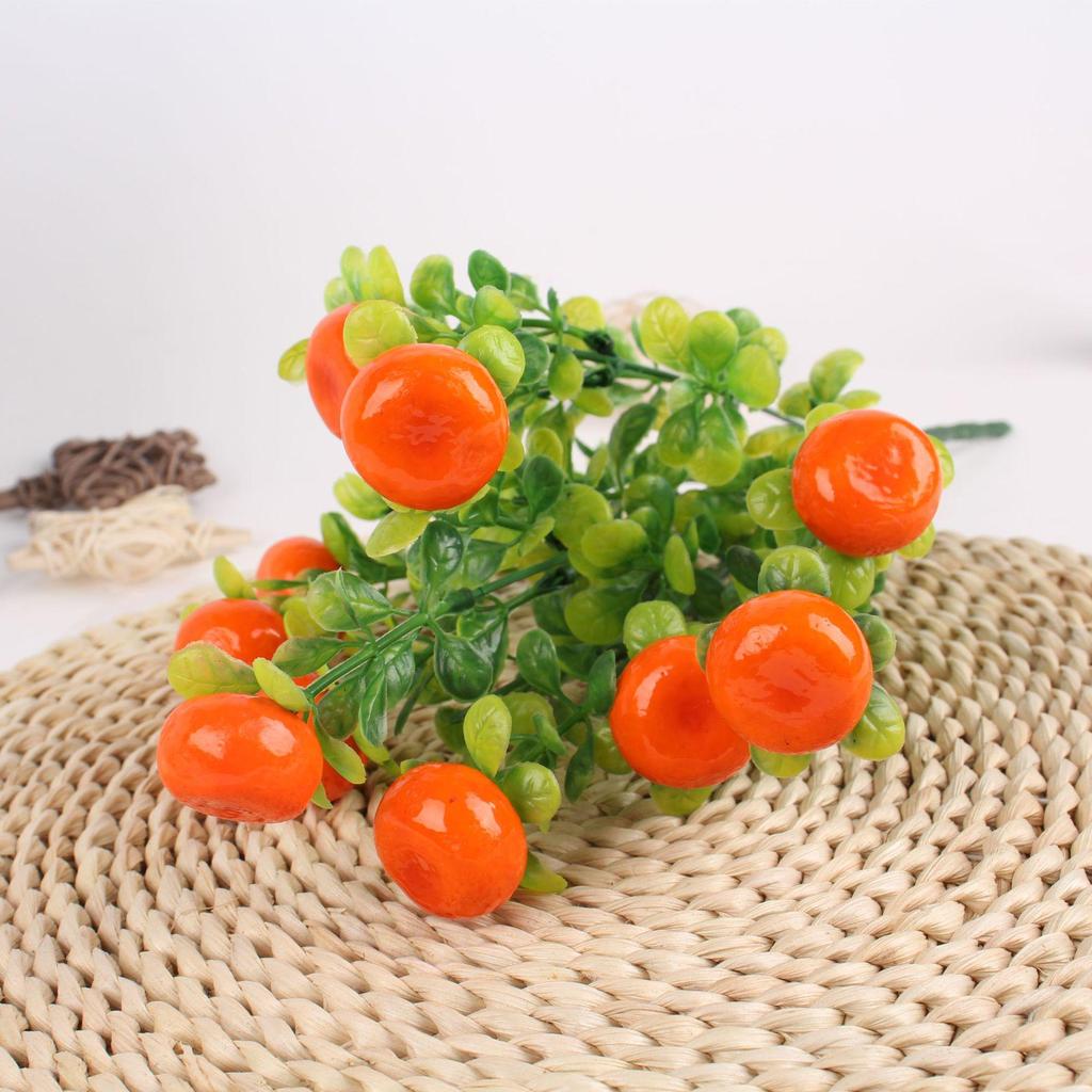 Искусственное лимонное дерево с зелеными листьями, лимонная ветка, фрукты, бонсай, зелень, украшение для домашнего стола, центральная часть фермерского дома, сада