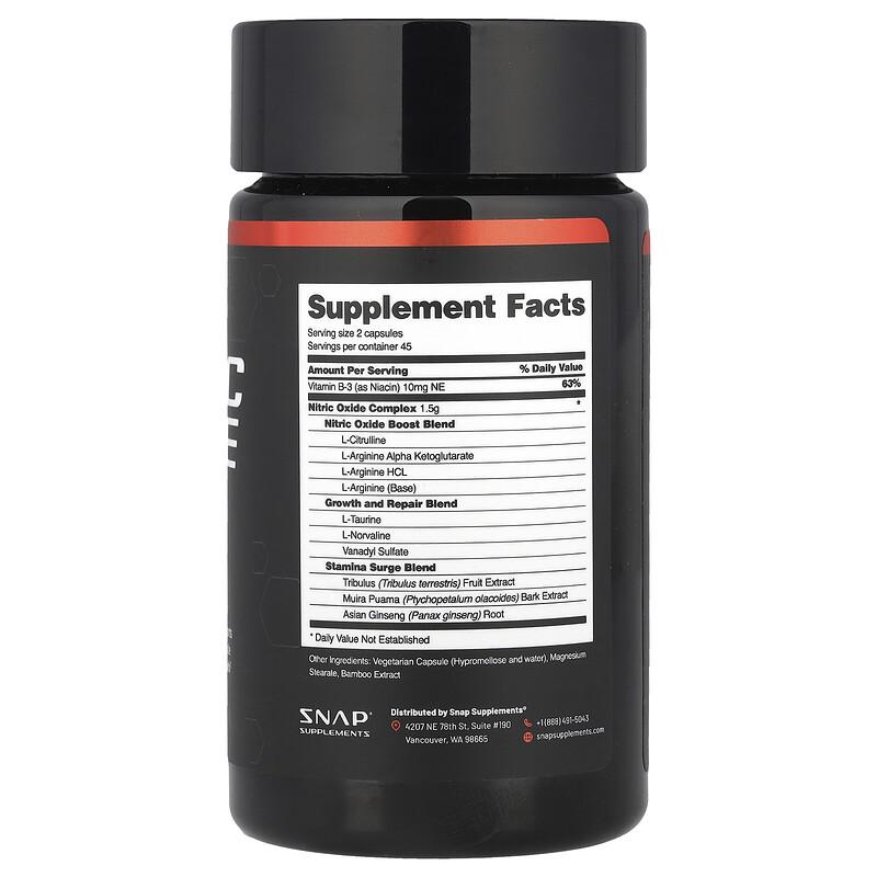 Nitric Oxide Booster, 90 Capsules