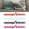 Passenger Princess Car Styling Decals Rear Window Sticker  Car Rearview Mirrors
