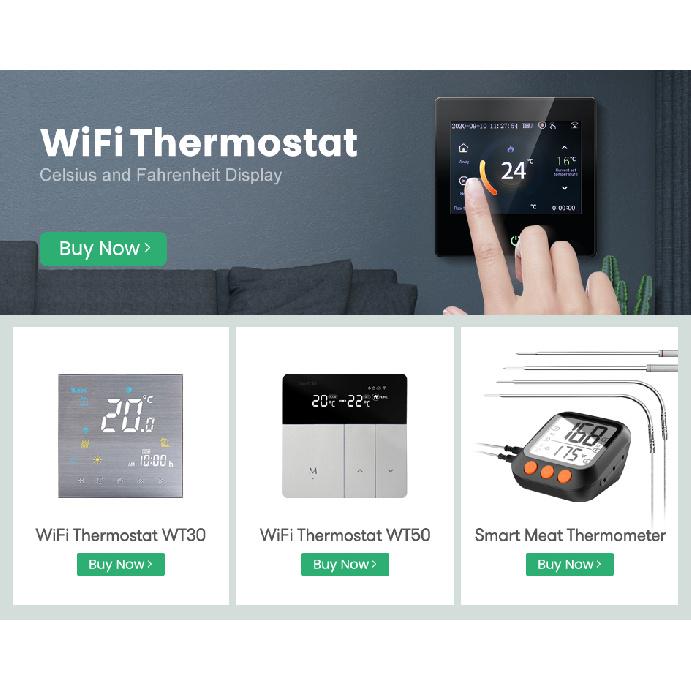 AVATTO WiFi Умный Термостат Электрическое Отопление Водяное Газовое Отопление Температура Удаленный Контроллер Работает с Tuya, Alexa, Google Home Форсунки 6