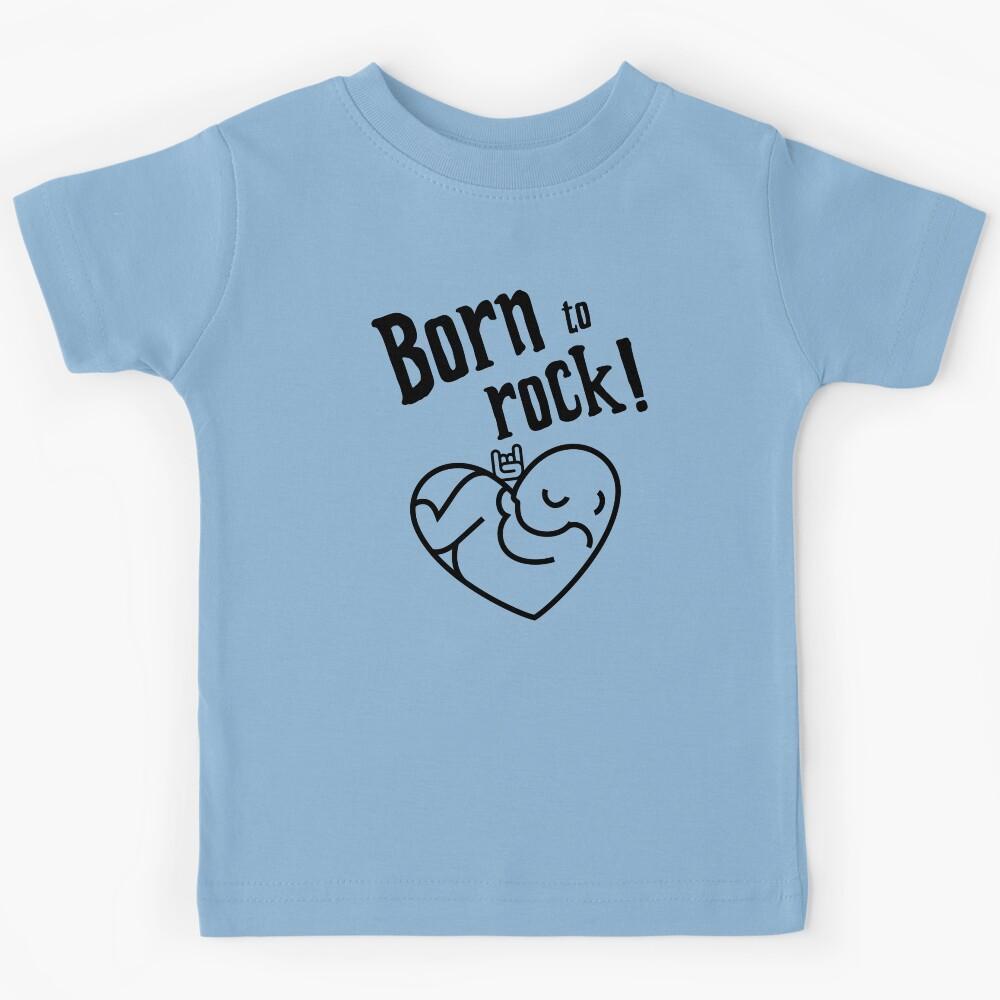 Born to Rock - Metalhead Baby Gift Little Girl / Boy Kids T-Shirt