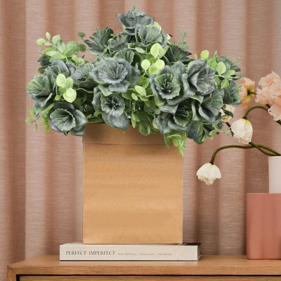 Fancy Artificial Flowers Reusable PVC No Watering