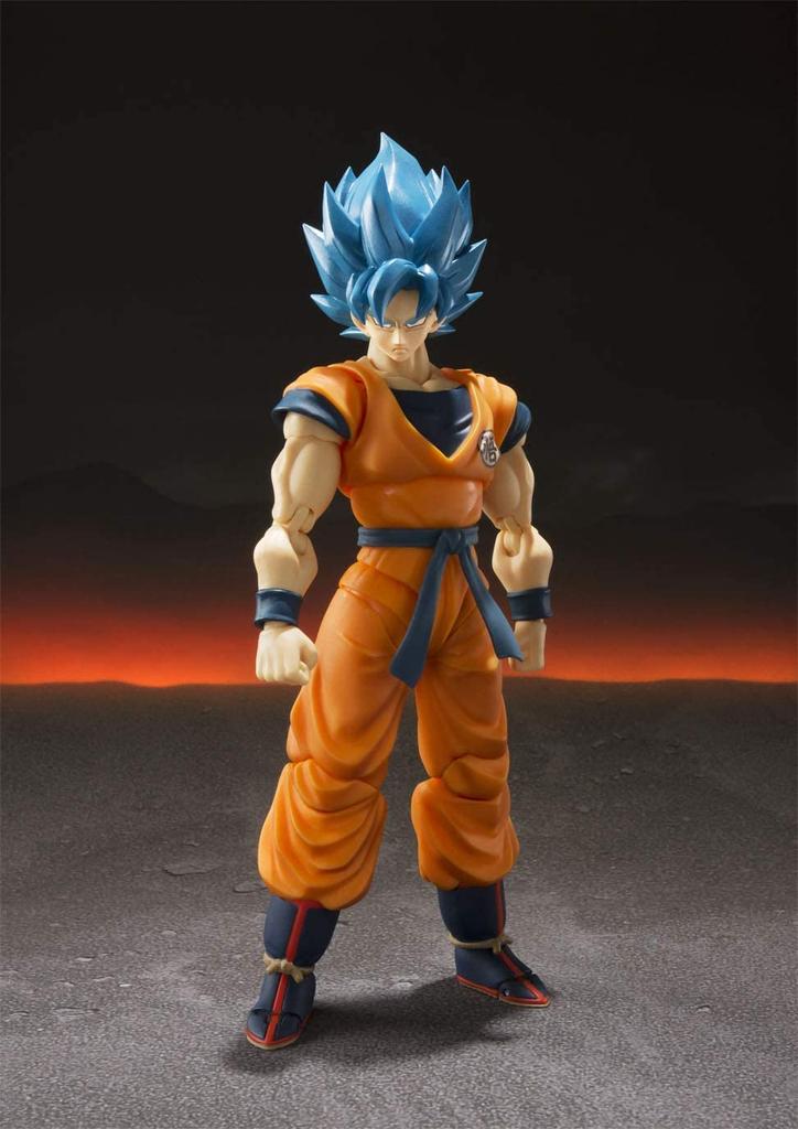 TAMASHII NATIONS TAMASHII NATIONS Dragon Ball Супер Сайян Бог Супер Сайян Сон Гоку 140 мм окрашенная подвижная фигурка SHFiguarts -Super- Приблизительно. АБС и ПВХ
