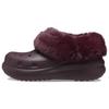 Сабо Теплые Плюшевые Амортизирующие Нескользящие Дышащие Прочные Низкие Повседневные Туфли Обувь Унисекс Фиолетовый 208446-6WD