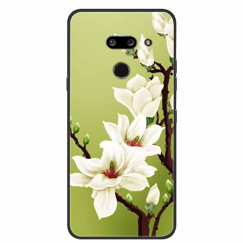 Для LG G8 G8S ThinQ Черные Чехлы Мягкий Силикон ТПУ Чехлы для Телефона Для G 8 S 8S ThinQ Роскошная Задняя Крышка Funda Мультяшный Чехол Para Capa