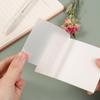 Transparent Sticky Note Pads Waterproof Self-Adhesive Memo Pad Notepad for Teachers Students Staff School Office Supplies