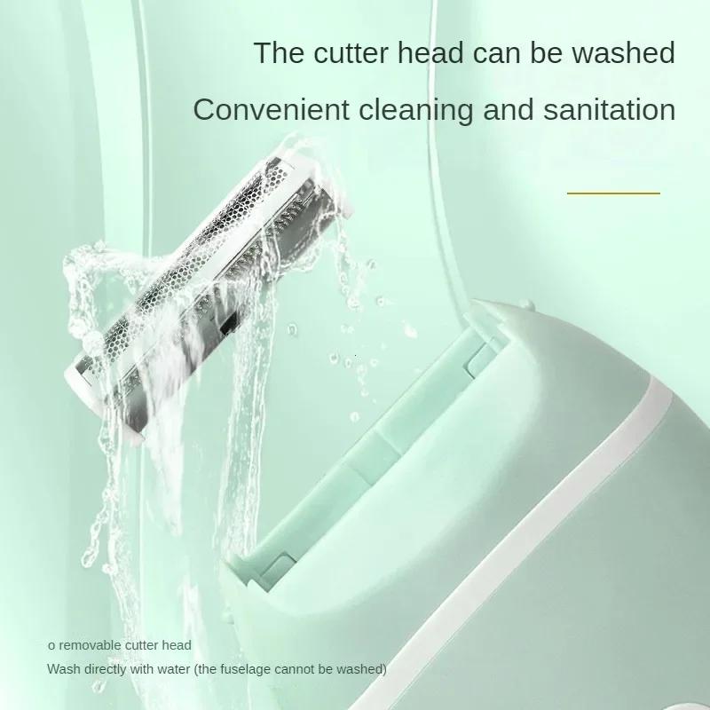Машинка для удаления волос, триммер для женщин, наконечник ножа, водостойкий, моющийся по всему телу, волосы в подмышках и на ногах без черных пятен