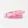 1.5x103cm Women's Trousers Skinny Thin Belt PU Leather Trend White Black Belt Solid Vintage Pin Buckle Ladies Strap