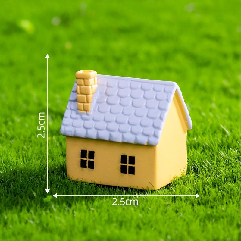 Микро-ландшафтМаленький дом Вилла Песочный столЛандшафтные декоративные аксессуары Миниатюрные маленькие украшения