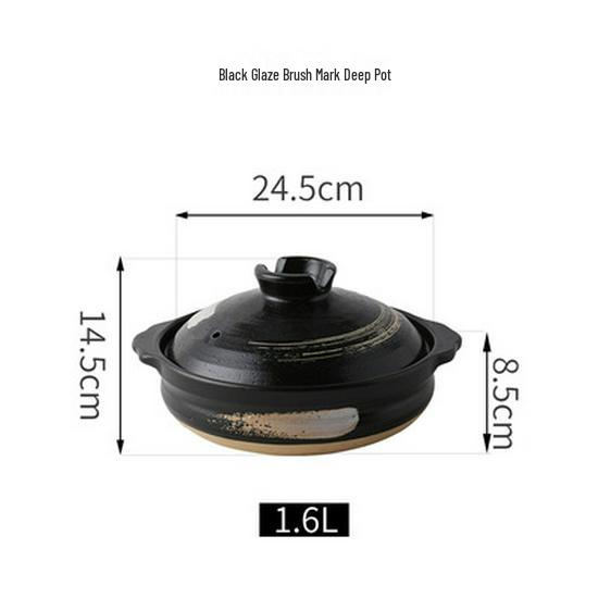 Высокотемпературный японский керамический глиняный суповой горшок Bao Yi для газовой плиты