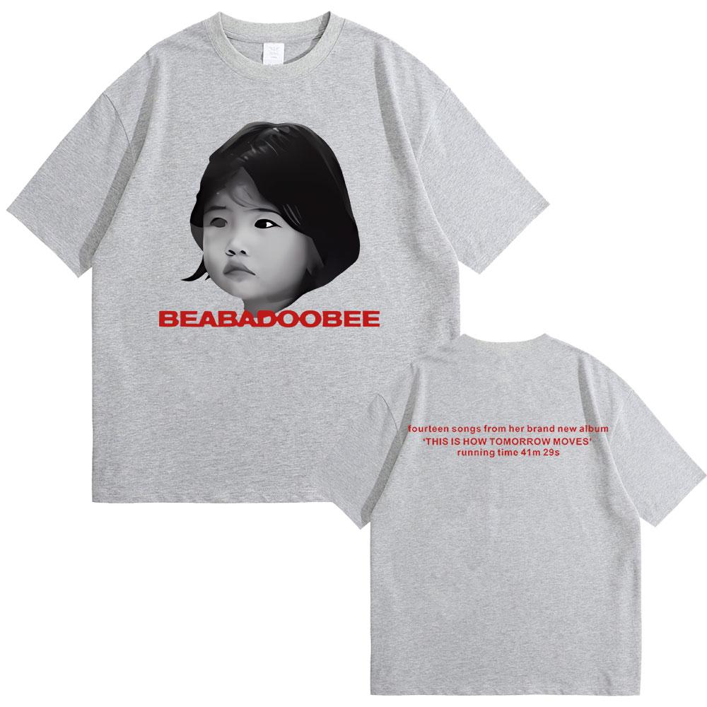 Футболка Beabadoobee This Is How Tomorrow Moves Графическая футболка с альбомом Мужская Женская Мода Футболки с круглым вырезом Оверсайз с коротким рукавом