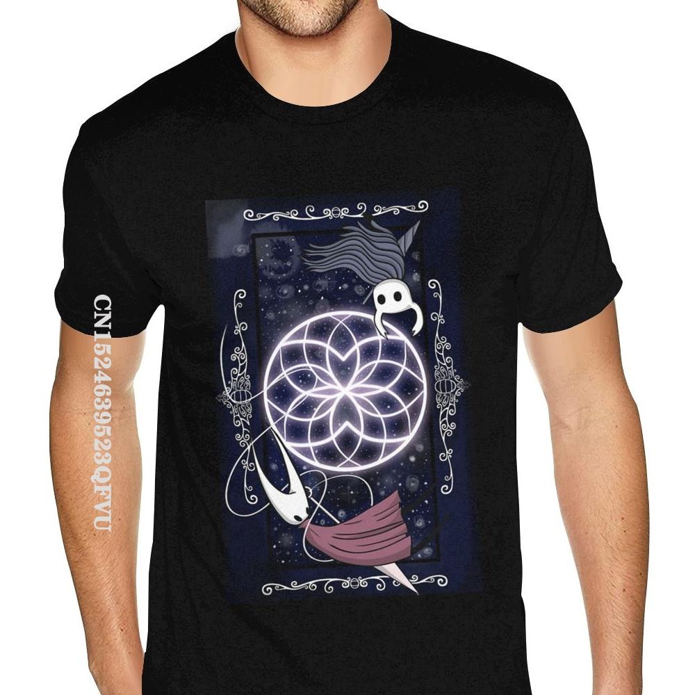 Ghost Knight Graphic Art Hollow Knight Funny Game Classic T-Shirt Men Skull Graphic Gothic Anime Tshirt HipHop Print Tee Shirts
