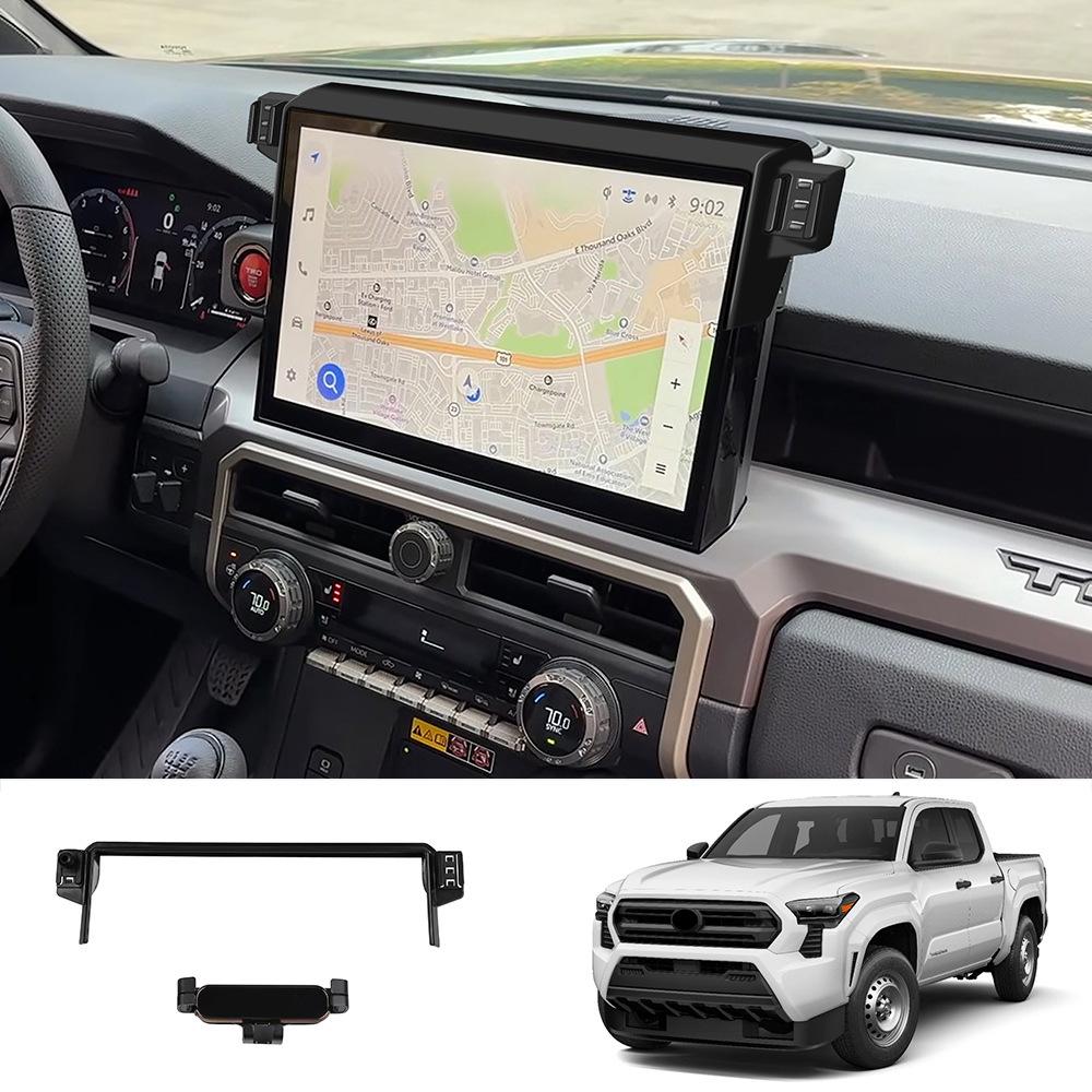 Для Toyota Tacoma 2024 Кронштейн для экрана центральной консоли Держатель для мобильного телефона Автомобильные аксессуары