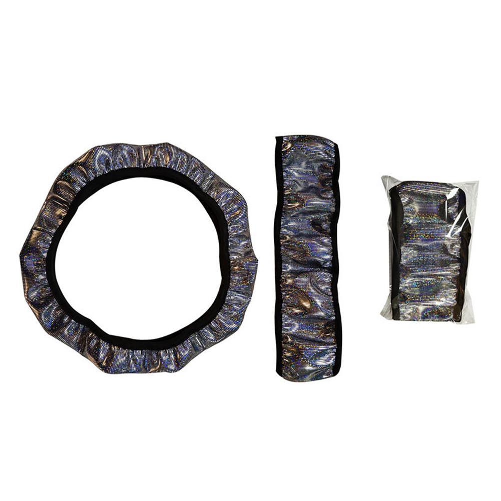 37/38 см чехол на руль автомобиля, универсальный комплект с бриллиантами и кристаллами, колесо для стайлинга автомобиля, женское колесо с бриллиантами