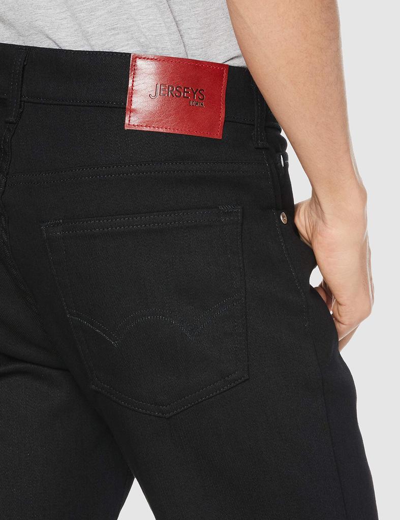 Джинсы Трикотажные Узкие Джинсовые Брюки Стрейч JMH32 Черный XL [Edwin] Мужские