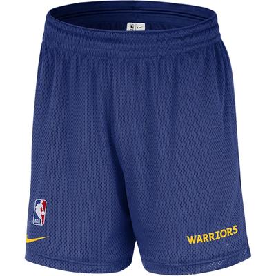 Шорты баскетбольные повседневные из дышащей сетки NBA Golden State Warriors, мужские шорты светло-синие FV1993-495