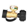 Propane Tank Gauge Level Indicator Brass Propane Pressure Gauge for 5-40lb Tanks