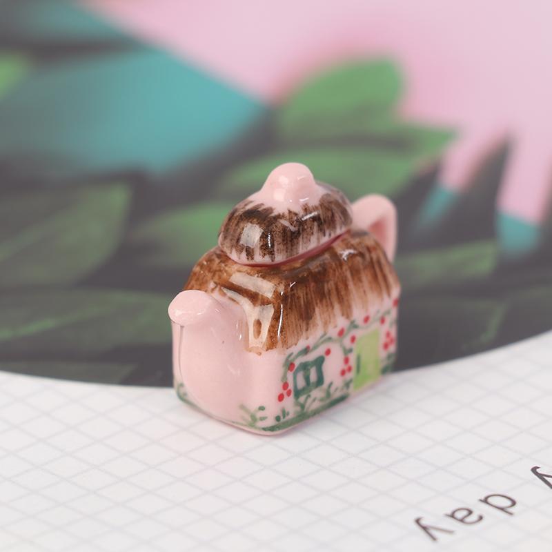 Прекрасная фарфоровая чашка, чайник, посуда, 1/12, миниатюрный кукольный домик, кухонная игрушка