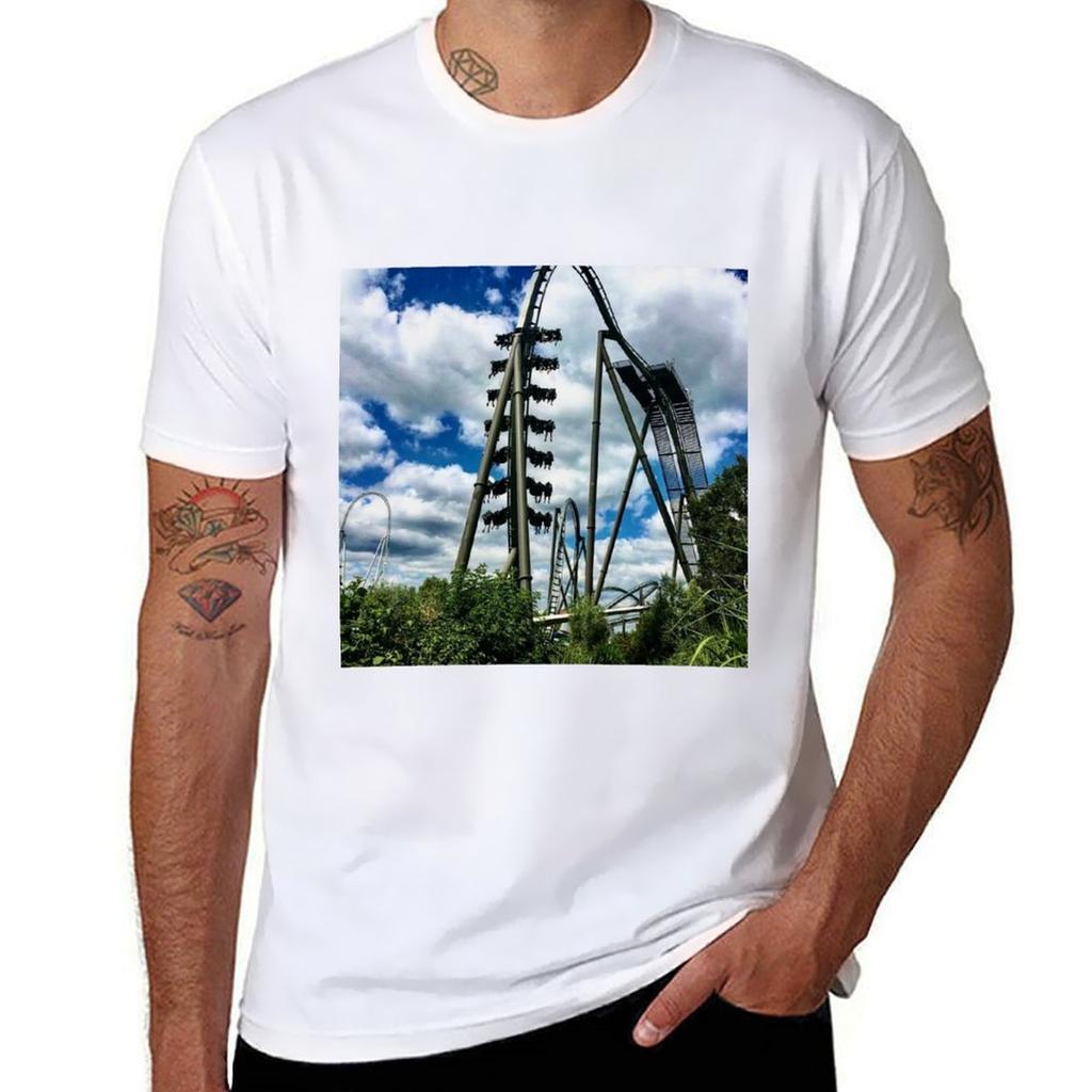 Thorpe Park Swarm Tshirt Casual Fashion Short Sleeve Cotton Tshirt