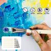 10PCS Multi Size Tips Nylon Fiber Painting Brushes Artist Painting Tool Set  Oil Painting