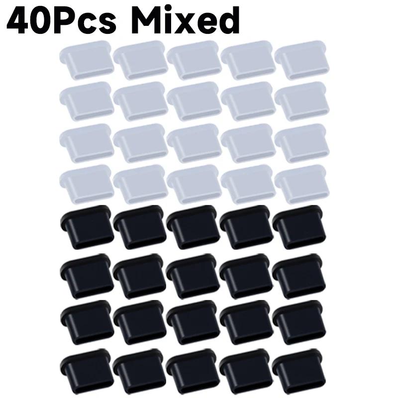 60-1Pcs Dust Plugs Type C Charging Port Protector Stopper Cap Cover for IPhone 15 Samsung Huawei Xiaomi Phone Silicone Dustplugs2