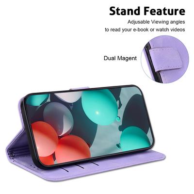 Для Oppo Reno12 Pro 5G (Глобальный) Чехол-кожаная накладка на телефон с тиснением узор в виде 7