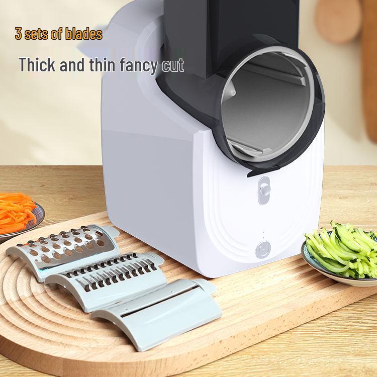 Многофункциональная электрическая овощерезка и слайсер - Кухонный измельчитель и терка