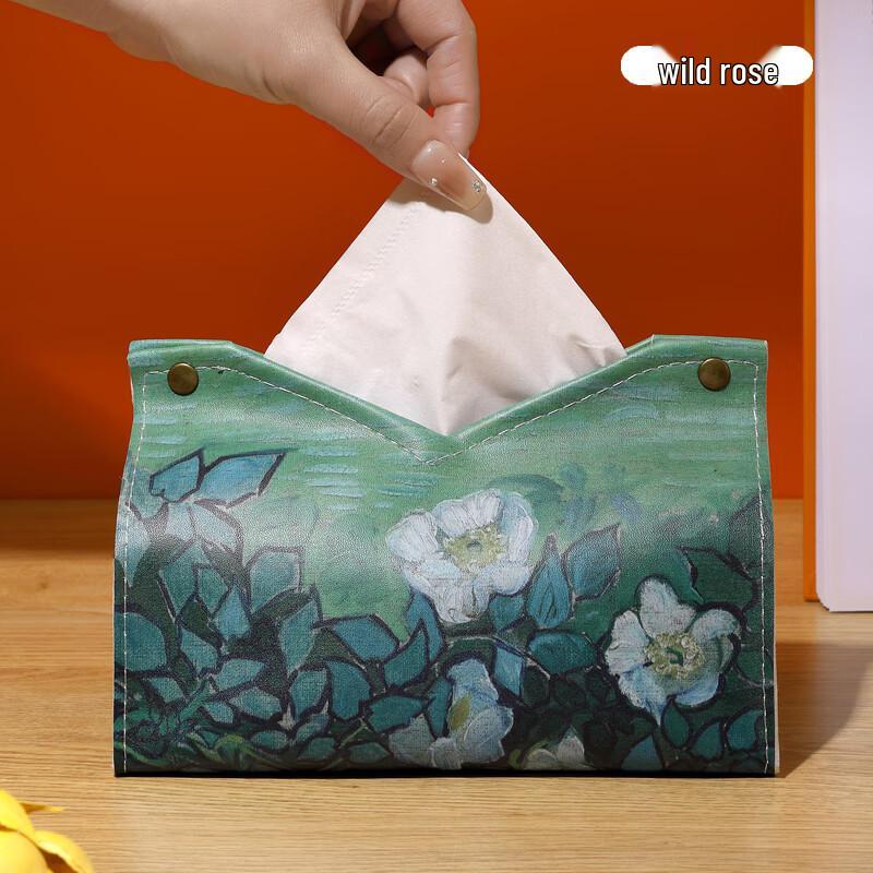 Bayipin Retro Floral Tissue Box