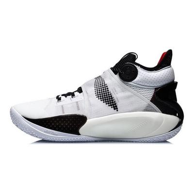 Баскетбольные кроссовки Li Ning Sonic 9 Shock Absorbent Anti-Slip Mid-Top Unisex кроссовки Белые ABAR011-A
