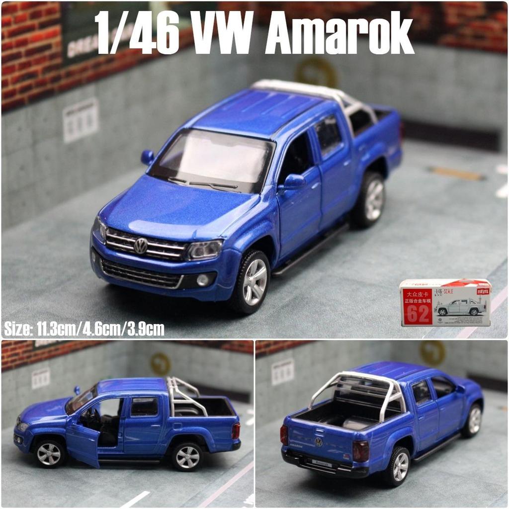 Симуляция 1/46 Сплав Volkswagen Amarok Пикап Модель автомобиля Литая игрушечная машина Детский подарок для мальчика Домашний декор Миниатюрная машина