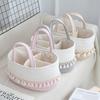 Fashion Multifunctional Cotton Rope Diaper Caddy Bag Baby Feeding Bottle Toy Diaper Organizer Storage Basket Bags In Home Car