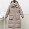 Winter Jackets Woman Overcoat Hooded Plus Size Fashion Loose Thick Warm Long Parkas Women's Coats