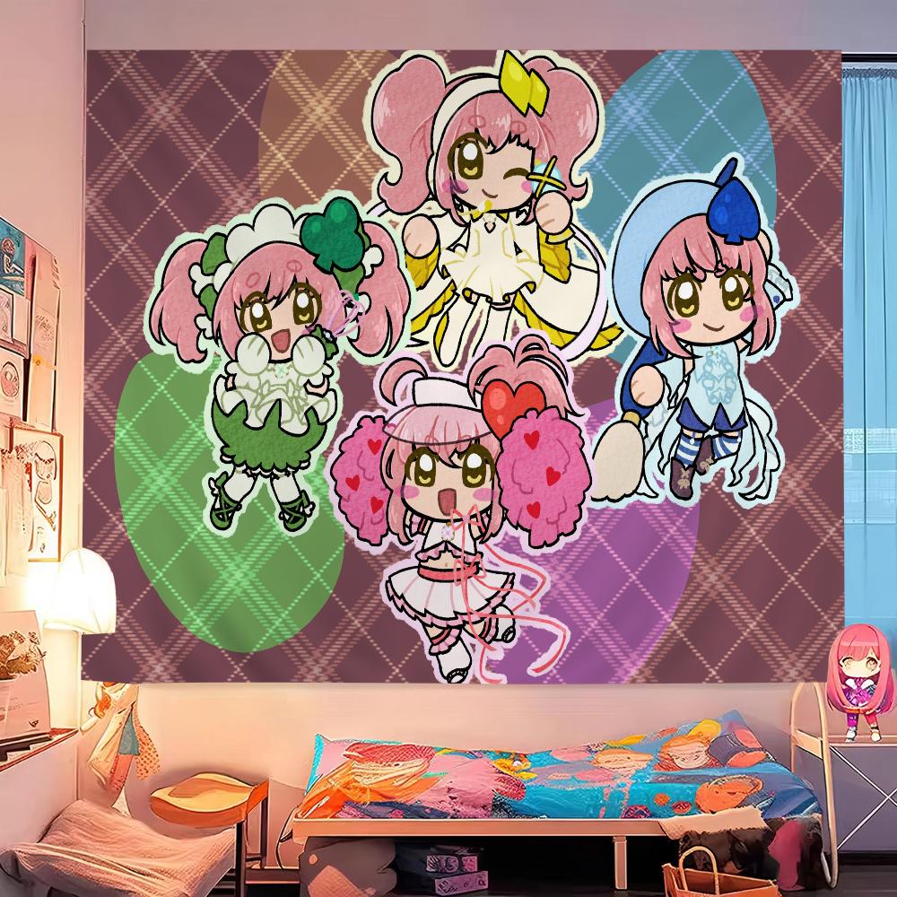 Классический японский аниме S-Shugo C-Chara Напечатанный Большой Настенный Гобелен Подвесной Таро Хиппи Настенные Ковры Комната Домашний Декор
