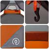 Family Tent with Roof Grey and Orange 420 x 305 x 200 cm