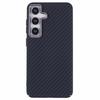 For Samsung Galaxy S25 Case Compatible with MagSafe Carbon Fiber Texture Water Transfer PC Phone Cover