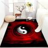 Various Sizes Tai Chi Art Print Carpet for Living Room Bedroom Bedside Sofa Floor Mat Modern Home Decor Area Rug Large Size