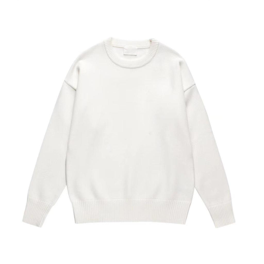 High-Quality Red Heart Peach Loose Pullover Couple Sweater